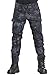 KOCTHOMY Pantalon de Travail Cargo Tactique Militaire pour Hommes, Pantalon de Chasse de randonnée avec Poches Noir MW étiqueter 34