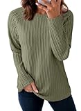 Material: Combination of polyester for a softer and more comfortable feel, giving great sense of touch and stretch.With good air permeability , soft and comfortable to wear. Features: Casual scoop neck long sleeve tunic tops, solid color t shirts bas...