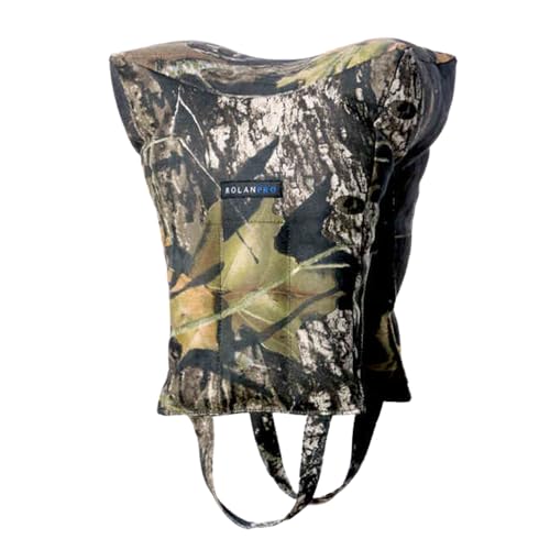 Rolanpro Lens Window Pillow Lens Pillow Photographic Bean Bag(with Openings, Must be self Loading) Empty Bag-#7 Dark Brown Jungle