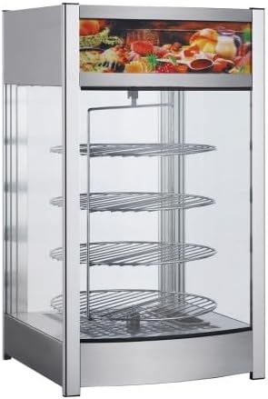 CAC China HTCS-31RT-SL Rotating Heated Display Merchandiser 18" x 17-1/2" x 31"H - 1 set
