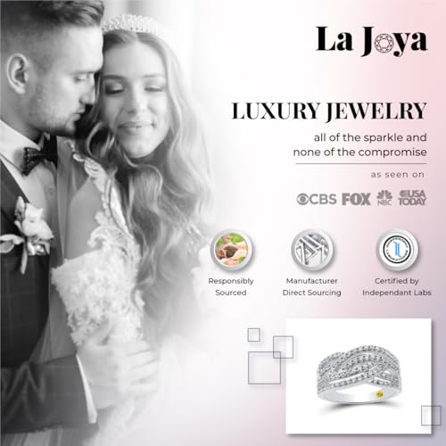 Lab Grown Diamond Crossover Rings for Women | Certified 1/3-3/4 CT. TW. 925 Steling Silver Diamond Ring | Two Styles to Choose From2