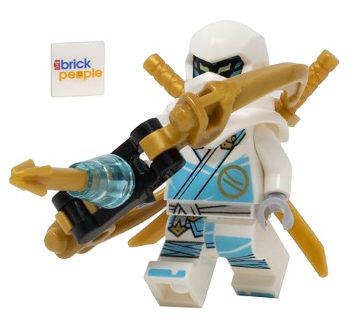 Lego Ninjago Dragons Rising: Zane minifigura com arco de gelo