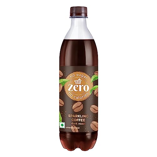 Image of Paper Boat Sparkling Coffee, 600ml | Dark Roast Coffee I Caffeinated Drink | Zero Sugar, Zero Calories I Sugar Free