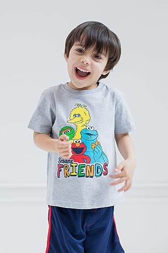 Sesame Street Elmo's Book of Friends 2 Pack T-Shirts and Board Book Set Infant to Little Kid Sizes (12 Months - 7-8)4