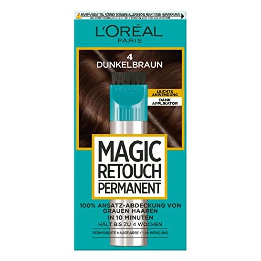 L'Oréal Paris Magic Retouch - Cubierta permanente para raíces, color marrón oscuro 4