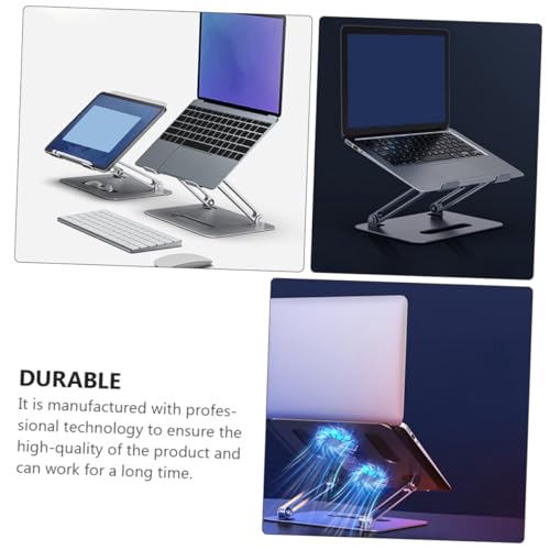 Refrigerador portátil ajustable para laptop con doble ventilador miniatura 4