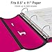 Staples 3-inch 3-Ring Better Binder, Pink, 2/Pack (ST55890-CCVS)
