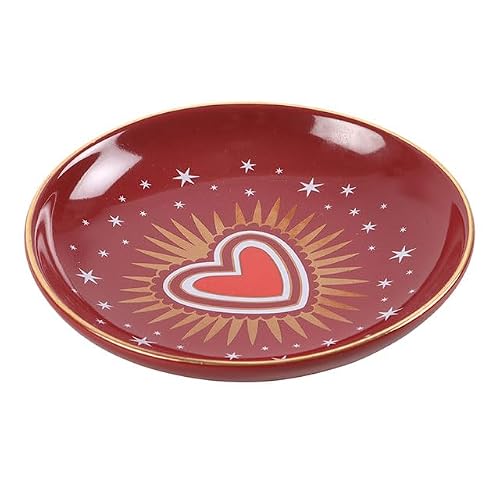 Something Different Wholesale Sacred Heart Trinket Dish | Decorative Jewellery Tray for Rings Coins & Keepsakes | Traditional Heart Design | Sentimental Gift or Decor Accent