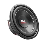 Car Vehicle Subwoofer Audio Speaker - 6.5 Non-Pressed Paper Cone, Black Plastic Basket, Dual Voice Coil 4 Ohm Impedance, 600 Watt Power, Foam Surround for Vehicle Stereo Sound System - Pyle PLPW6D