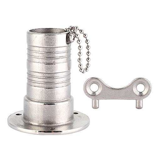 NDNCZDHC 316 Stainless Steel Deck Fill Marine Deck Fill Fuel Ship Deck Fill/Filler(1-1/2#)