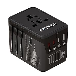 120W Universal Travel Adapter, FATY...
