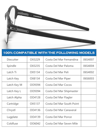 Image of Replacement Nose Pads Nose Piece for Costa South Point /Flagler /Fernandina /Peli; for Oakley Cartridge /Spindle /Latch Key