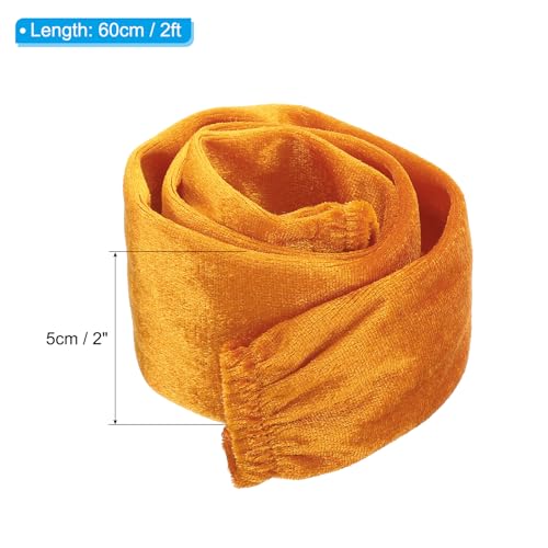 Image of PATIKIL 2ft Lamp Chain Cover, Chain Protective Sleeve Washable with Zipper for Chandelier Lighting Wires Swing Light Fixture, Orange