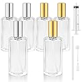 Bohoray 6 Pezzi Flacone Spray Vuoto 30ml, Vetro Bottiglia Spray, Contenitore Spray Vuoto, Portaprofumo Da Viaggio, Spray Superfine Flaconi Spray Vuoti per Profumi Con Imbuti, Cannucce a Molla
