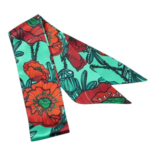 Fine Silk Scarf, Hair Ribbon, Handbag Accessory, Romantic Neckerchief2