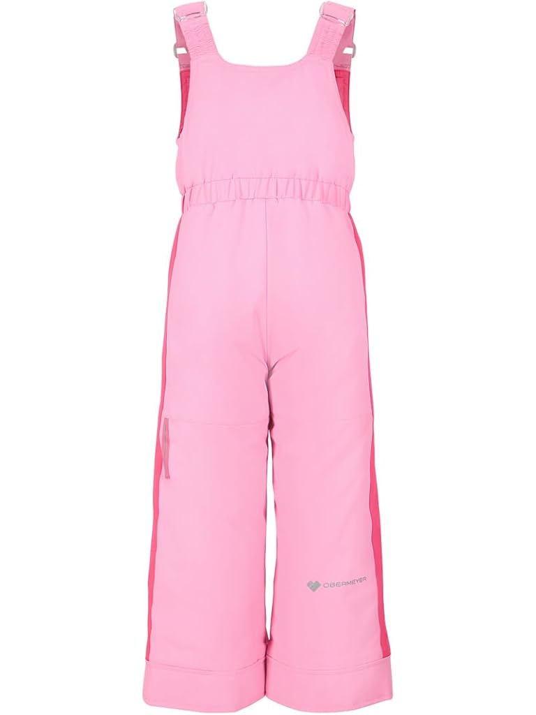 Pink Obermeyer Snoverall Stripe Bib Pants (Toddler/Little Kid/Big Kid)