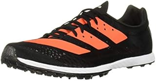 adidas Women's Adizero XC Sprint Running Shoe, Black/Solar Orange/White, 6.5 M US