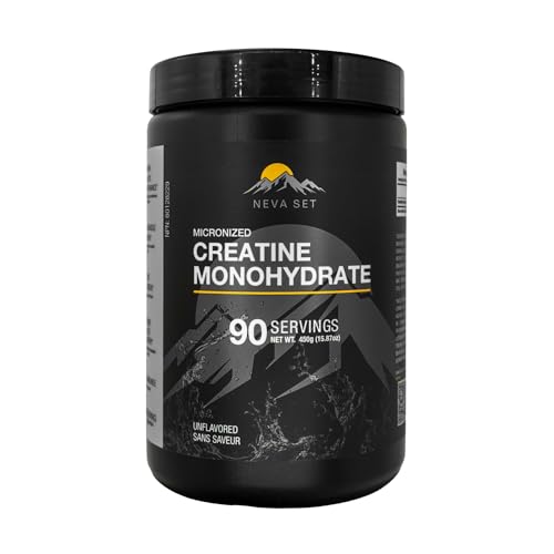 NevaSet® Créatine monohydrate micronisée pure, 450g/90 portions