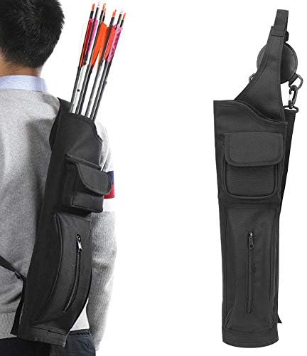 Tbest Training Archery Arrow Quiver Universal Carbon Fibreglass Arrows Case Canvas Quiver Backpack Type Dorlach Shooting Accessories