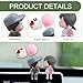 HABNVUON Cute Couple Car Dashboard Decorations, Car Interior Decoration, Cute Cartoon Couple Design Automotive Ornament, Auto Dashboard Ornament Lovely Kissing Boy Girl for Vehicles Home Office (Gray)