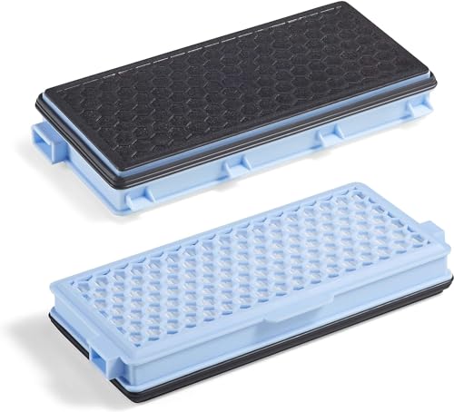 Active AirClean Filter kompatibel mit Miele S4, S5, S6, S8, S4000, S5000, S6000, S8000 Serie, Cat and Dog S5260 S5261 Tt5000 Sf-Aac50, Complete C2, C3, Compact C1, C2 Staubsauger