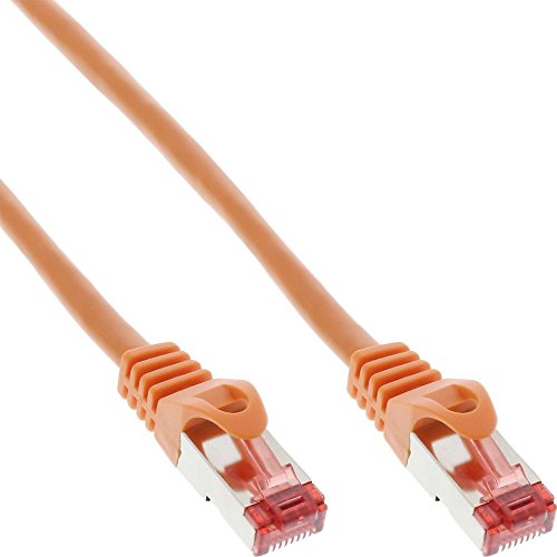 InLine 3m S-STP/PIMF Cat.6 câble de réseau Orange Cat6