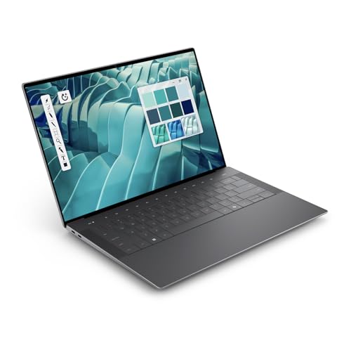 Image of Dell XPS 14 Premium Laptop DA14250, 14.5 inch 3.2K OLED Touchscreen Display, Intel Core Ultra 7 255H, 16GB LPDDR5X RAM, 4TB PCIe SSD, Backlit Keyboard, Fingerprint Reader, WiFi 7, Windows 11 Pro