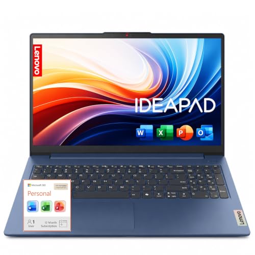 Image of Lenovo New 15.6 inch FHD 8GB DDR5 RAM Business Laptop Computer, 2026 Edition, Intel N150 CPU, 128GB SSD, Microsoft Office 365 Included, Windows 11 for Work & School