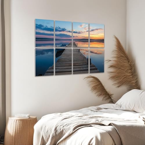 8 Pack Paneles Acústicos Artísticos para Absorción de Sonido, Paneles Decorativos para Pared Autoadhesivos para Estudios de Grabación en Casa 48"x32" miniatura 6