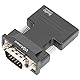 Sorandy VGA zu HDMI Adapter Konverter, 1080P HDMI zu VGA Adapter, Audio und Video Sync HDMI Buchse auf VGA Stecker Konverter mit 3,5 Mm Audiokabel für Laptops PCs Monitore
