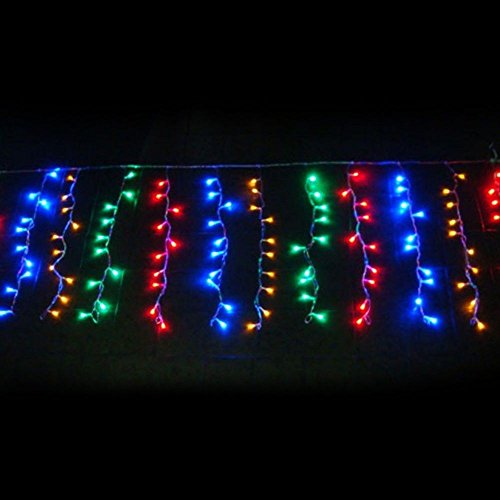 Cascata Pisca Pisca Natal 100L Led Colorido Decoraçao (Ja-81104)