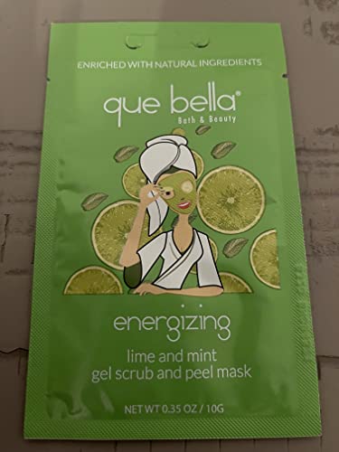 Que Bella 5-pack Lime & Mint Gel Scrub and Peel Mask