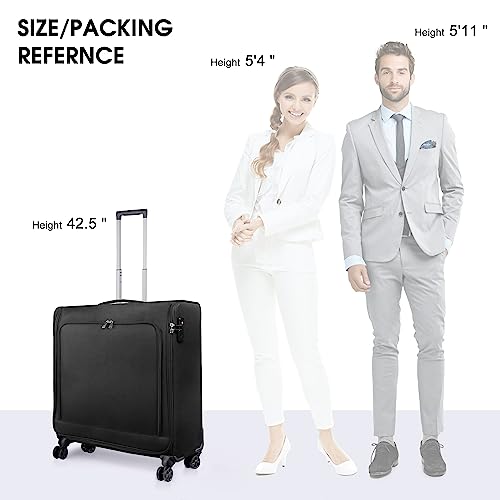 Bukere Rolling Garment Bags With Wheels For Travel, Wheeled Garment Luggage Bag With Tsa Locks For Men And Women thumb #5
