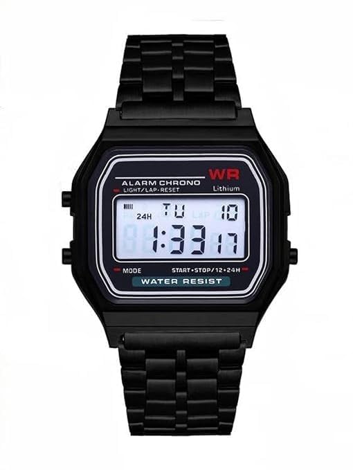 Digital Square Dial Unisex Wrist Watch for Men & Women (B0D5VRZZGD) Amazon Price History, Amazon Price Tracker
