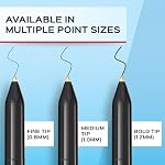 Paper Mate Ballpoint Pens, Write Bros. Blue Ink Pens, Medium Point (1.0 mm), 12 Count