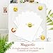 MORCART 54PCS Fridge Magnets, Cute Emoji Locker Magnets Decorative Refrigerator Magnetic Board Cabinets Classroom Office Cubicle School Funny Smiley Gifts for Adults (3cm)