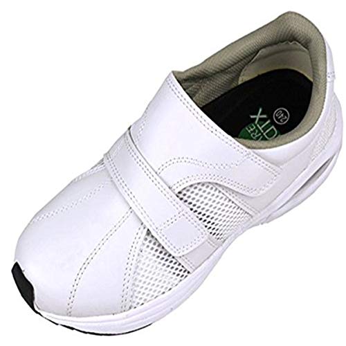DDTX Women's Work Shoes Lightweight Breathable Men's Nurse Work Shoes White 5.5US