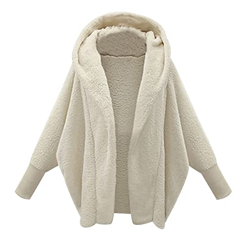 Chaqueta Polar Mujer Abrigo Borrego Cazadora Teddy Mujer Fleece Jacket Women Chaqueta Borreguito Forro Polar Felpa Sherpa Peluda Mujer Abrigos Polares Peluche Peludo Chaquetas Peludas Mujer Blanco S