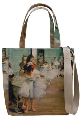 Grand sac cabas vegan multicolore aux finitions premium et motif artistique danse