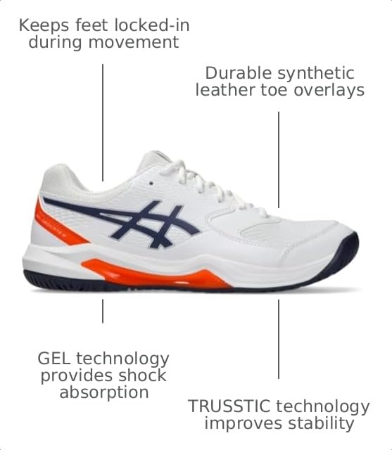 Image of ASICS Men's Gel-Dedicate 8 Tennis Shoes