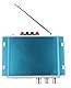 Fasizi Mini Bluetooth Hi-Fi Stereo Audio AMP Verstärker Bass Booster MP4 12V Unterstützung FM MP3 TF USB DVD für Auto Motorrad -Blau