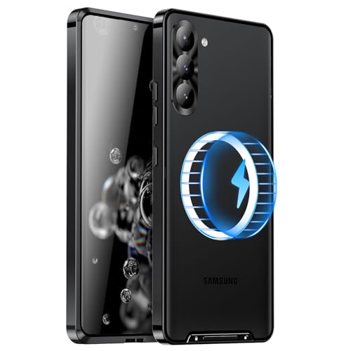 Coque Samsung S23 FE ultra-légère en polycarbonate rigide et bumper métallique mat