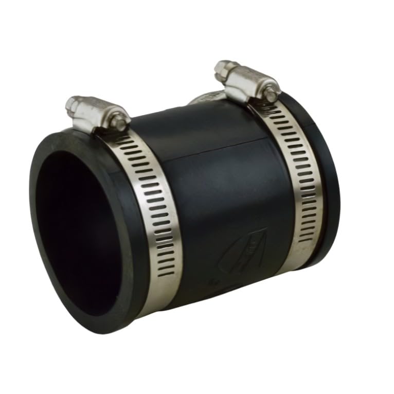 Raccord flexible caoutchouc 5,1 cm étanche pour assembler la fonte sans moyeu