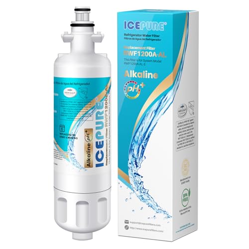 Image of ICEPURE Alkaline ADQ36006101 Water Filter Replacement for LG LT700P,1PACK