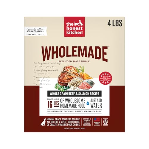 The Honest Kitchen Wholemade™ Whole Grain Beef & Salmon Dog Food, 10 lb Box