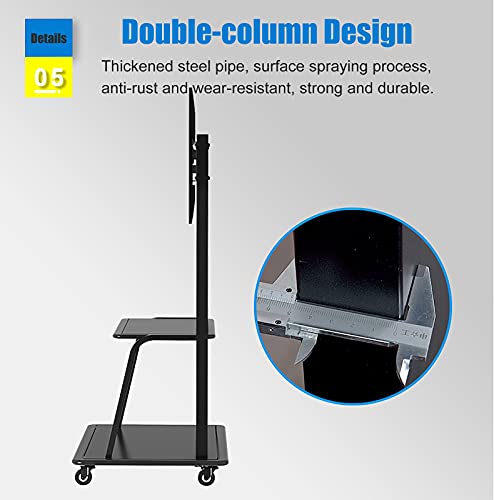 Soporte universal para TV ajustable para 55+ pulg con almacenamiento miniatura 7