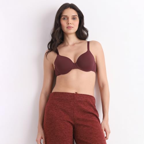 Image of Wacoal Women's Everyday Elegance|Padded|Wired|Full Cup|Everyday Wear|Smooth Finish|T-Shirt Bra