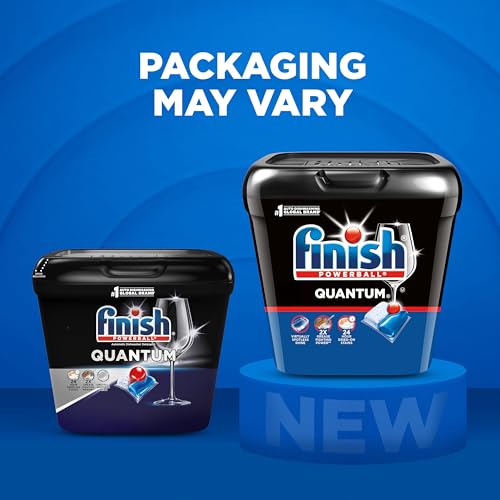 Finish Quantum Dishwasher Pods, No Pre-Rinse Dishwasher Detergent Soap Removes 24HR Dried-On Stain and Grease, Leaving a Virtually Spotless Shine, 84 Count - image 8