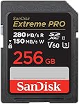 SanDisk 256GB Extreme PRO SDXC UHS-II Memory Card - C10, U3, V60, 6K, 4K UHD, SD Card - SDSDXEP-256G-GN4IN