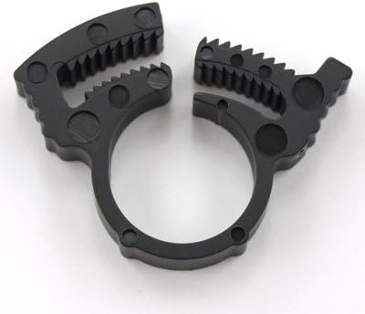 7/16" Heavy Duty Double Gripping Nylon Hose Clamps, 225ยฐ F / 200 PSI Rated, 10 Pack (Made in USA/UK)